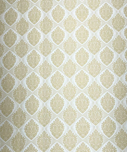 Vintage Crest King Size Bedsheet With 2 Pillow Cover