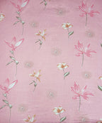 Gentle Blooms Flat Bedsheet With Pillow Covers