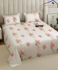 Bloom & Bow Flat Bedsheet With Pillow Covers