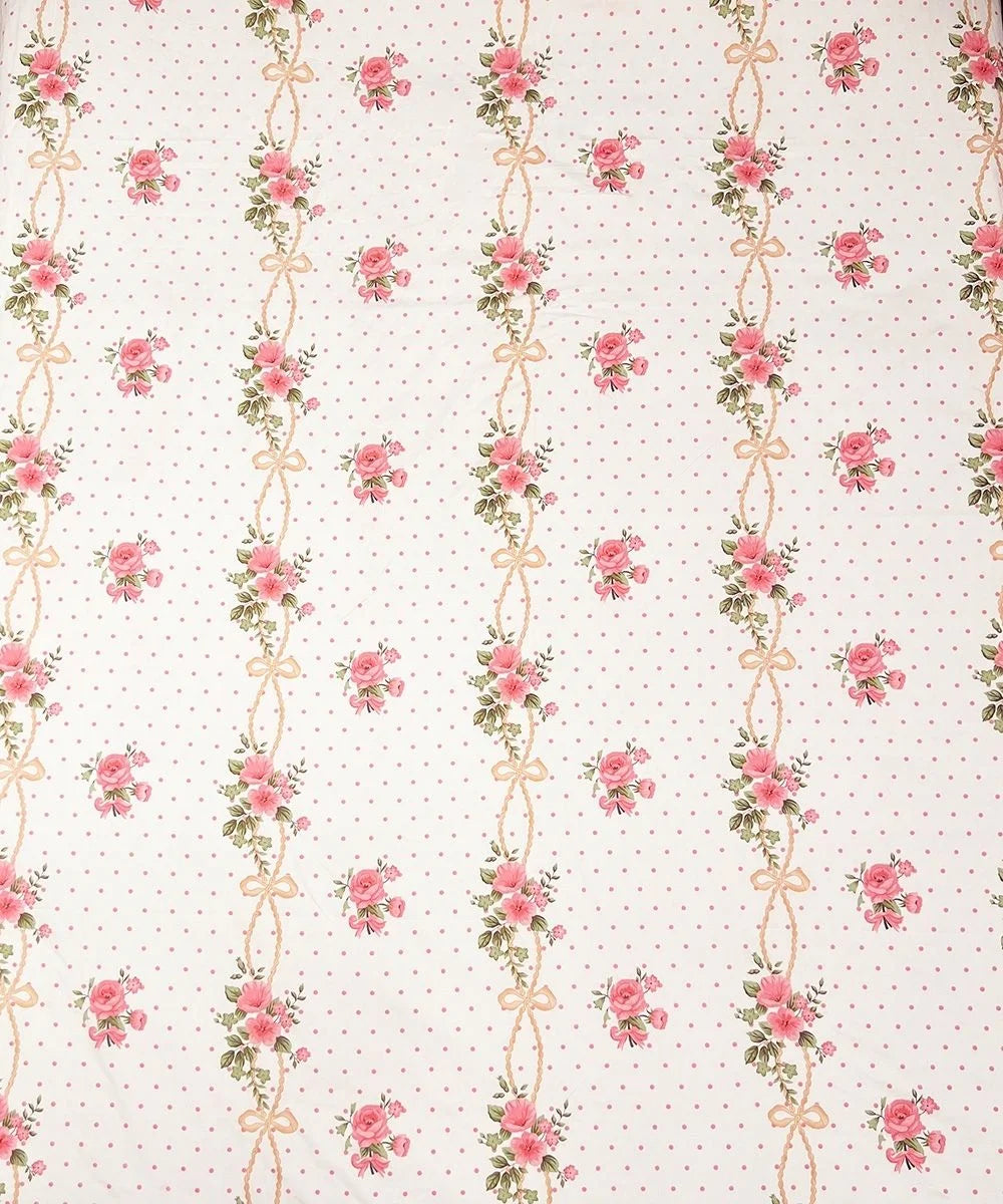 Bloom & Bow Flat Bedsheet With Pillow Covers