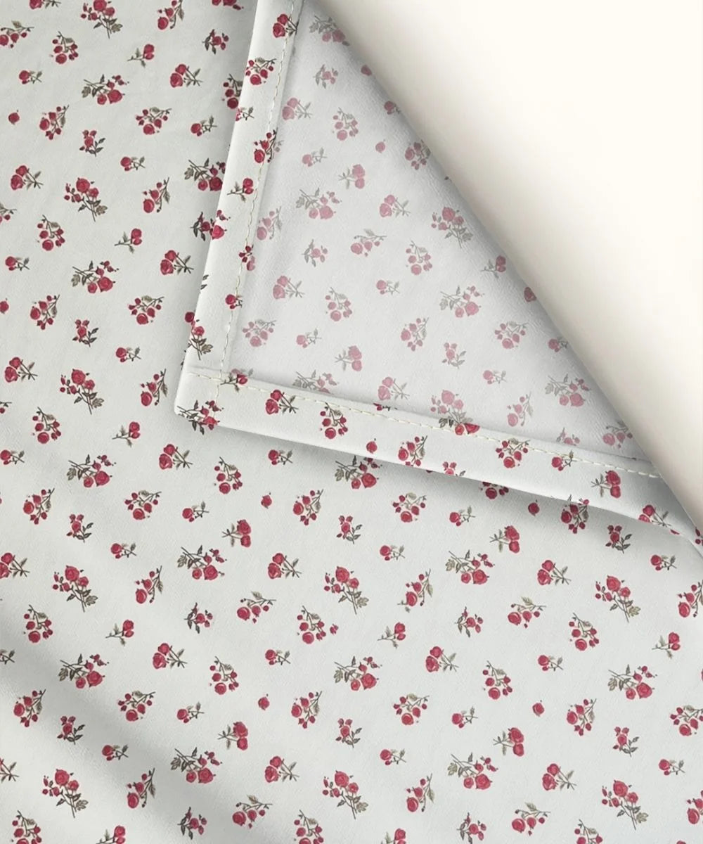 Berry Blush Flat Bedsheet With Pillow Covers