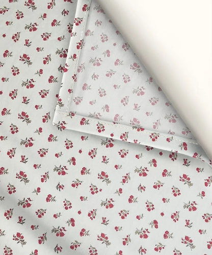 Berry Blush Flat Bedsheet With Pillow Covers