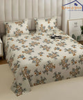 French Garden Flat Bedsheet With Pillow Covers