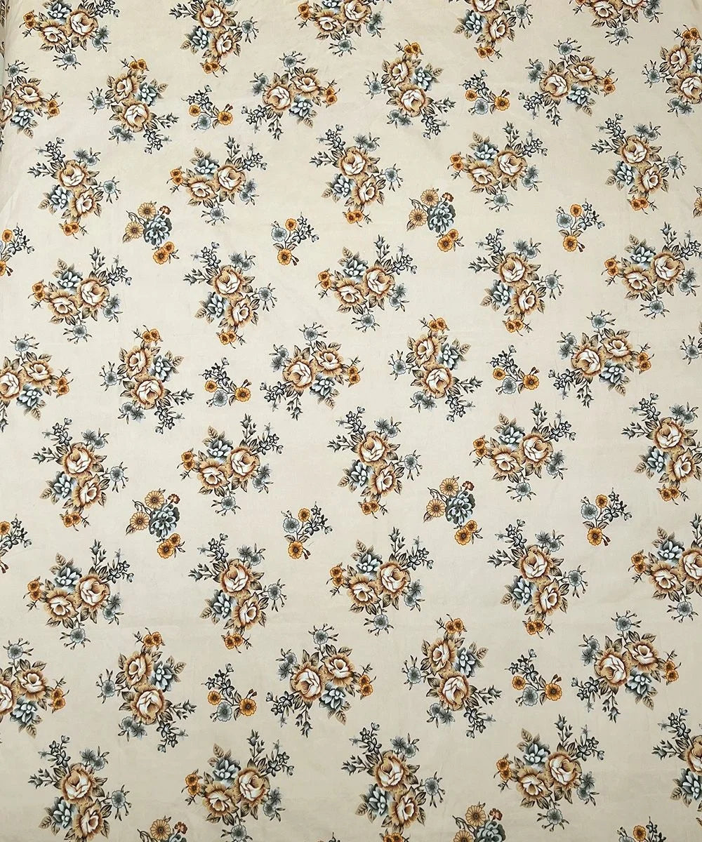 French Garden Flat Bedsheet With Pillow Covers