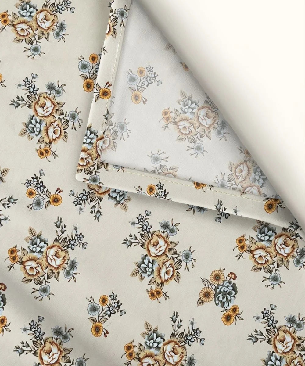 French Garden Flat Bedsheet With Pillow Covers
