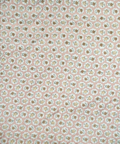 Peach Puff Flat Bedsheet With Pillow Covers
