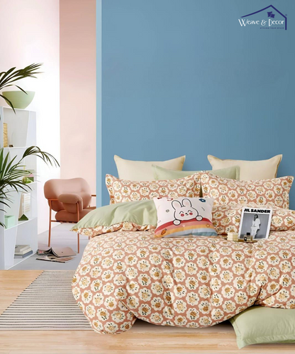 Peach Puff Quilt / Blanket / Razai / Duvet Covers