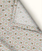 Peach Puff Flat Bedsheet With Pillow Covers