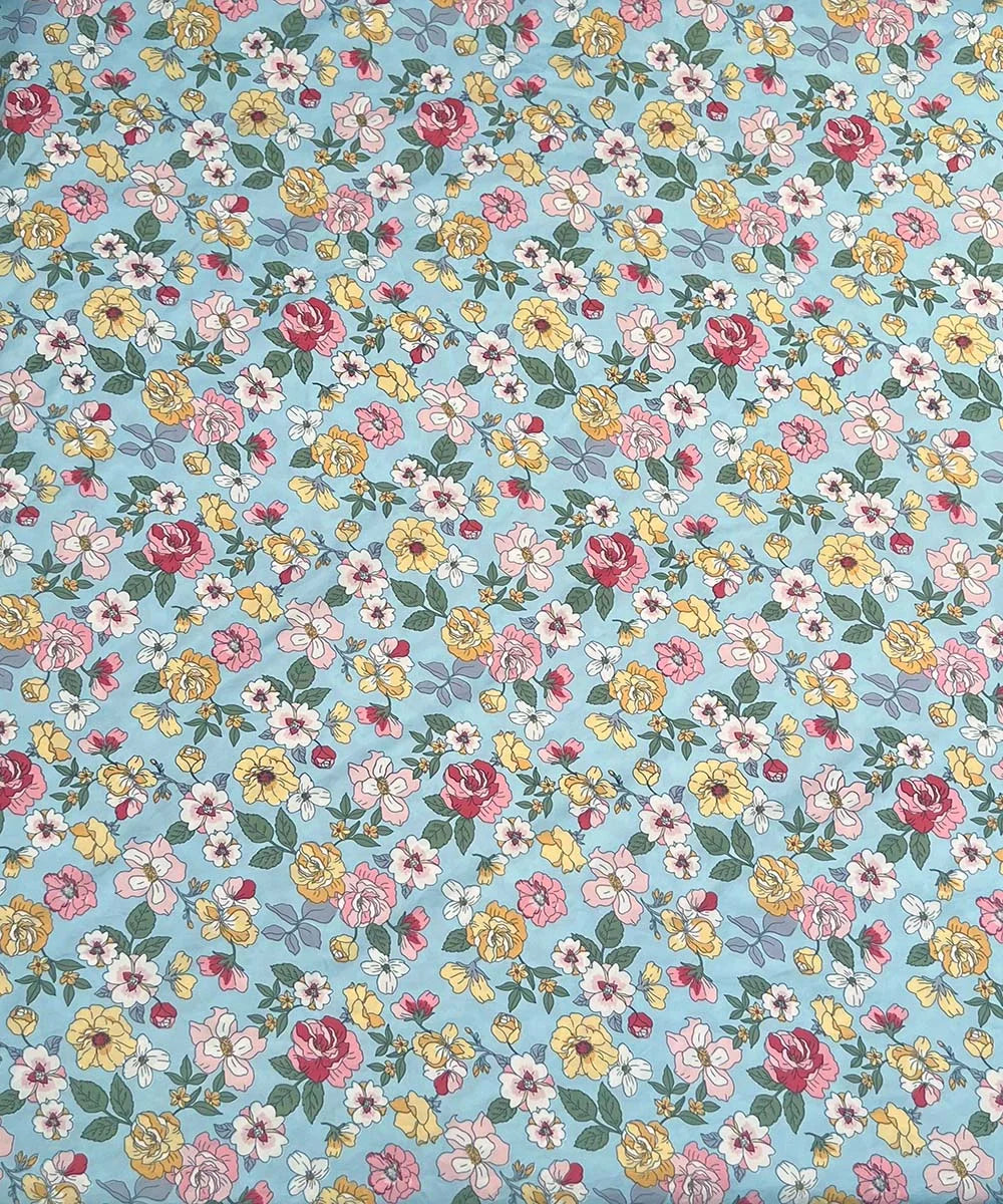 Serene Spring Flat Bedsheet With Pillow Covers