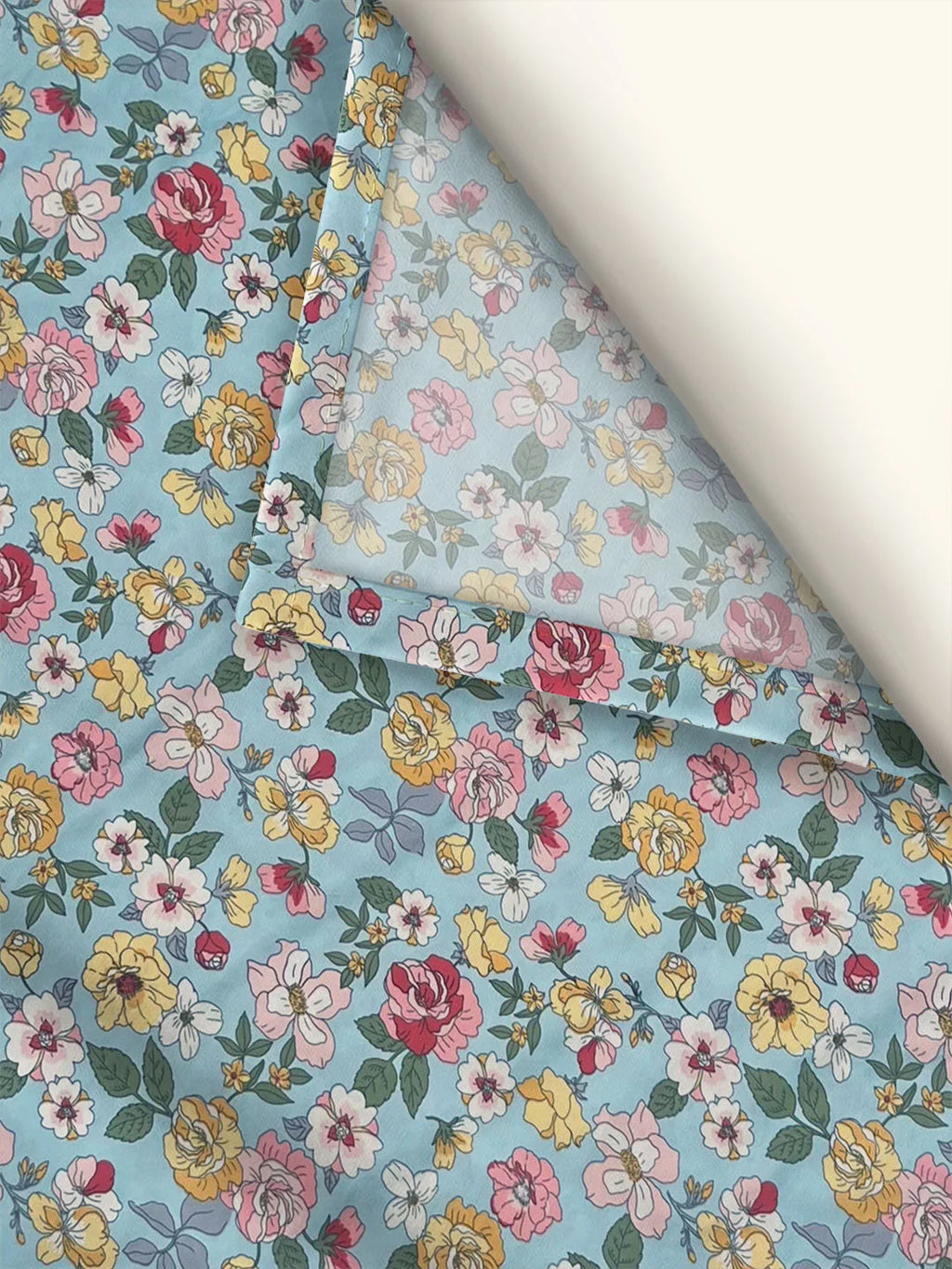 Serene Spring Flat Bedsheet With Pillow Covers
