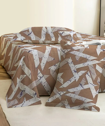Dreamy Flux King Size Bedsheet With 2 Pillow Cover
