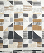 Striped Squares Bedsheet With Pillow Covers