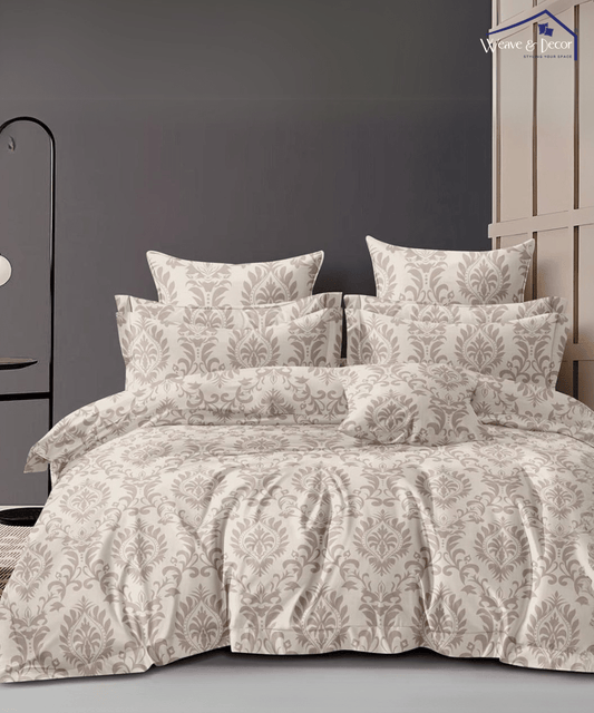 Dreamy Haze  Super King Fitted Bedsheet With 2 Pillow Covers