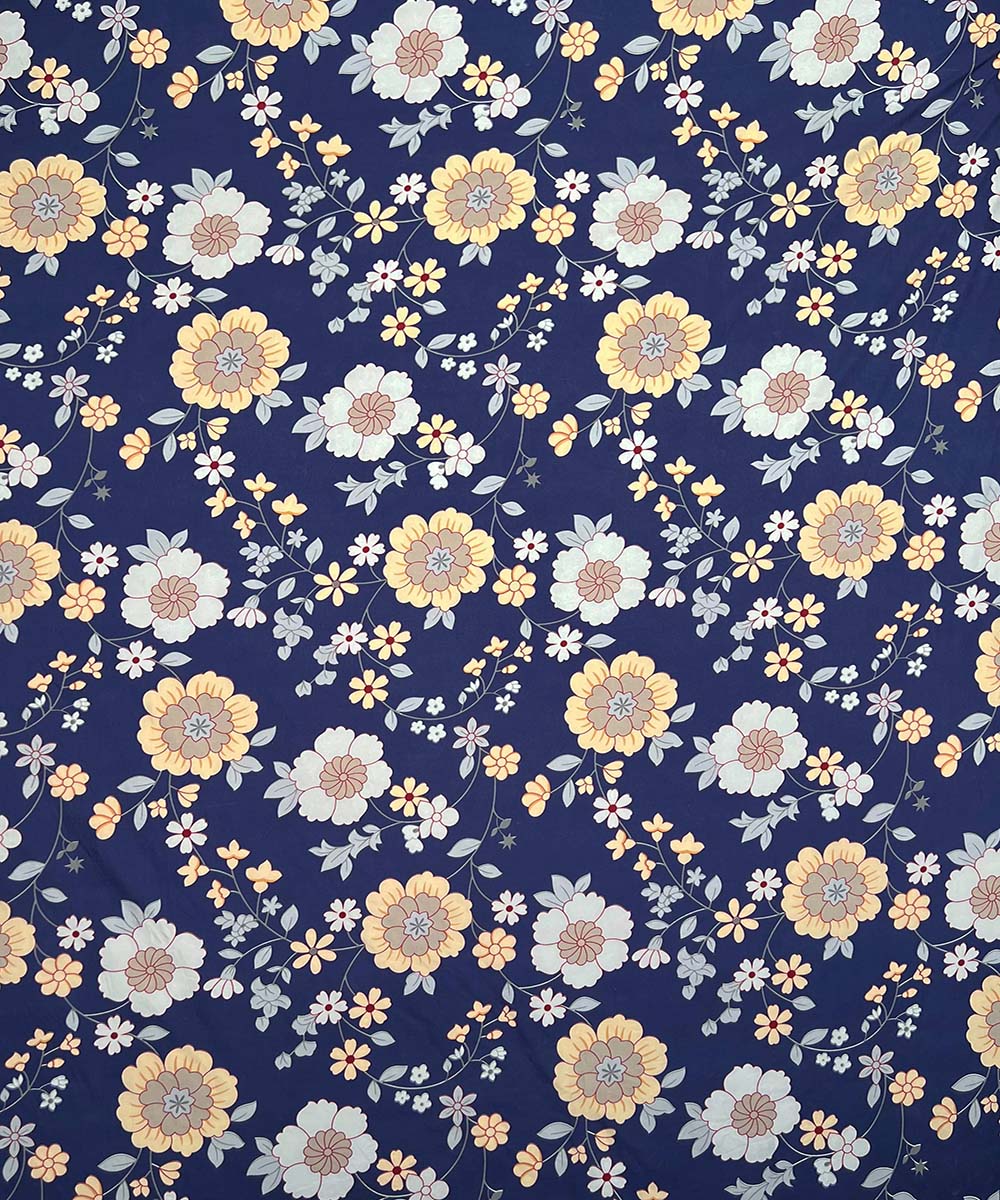 Flowers Flood King Size Bedsheet With 2 Pillow Cover