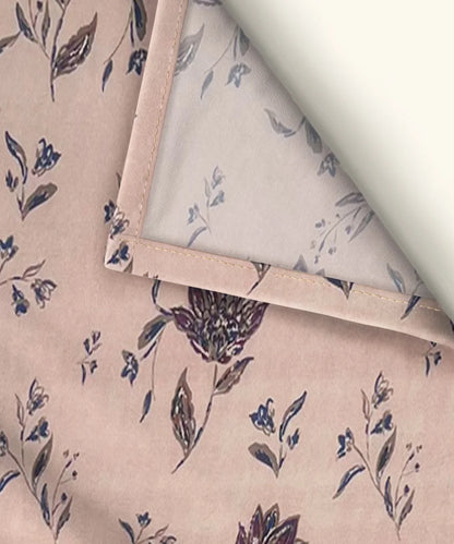 Beige Botanica King Size Bedsheet With 2 Pillow Cover