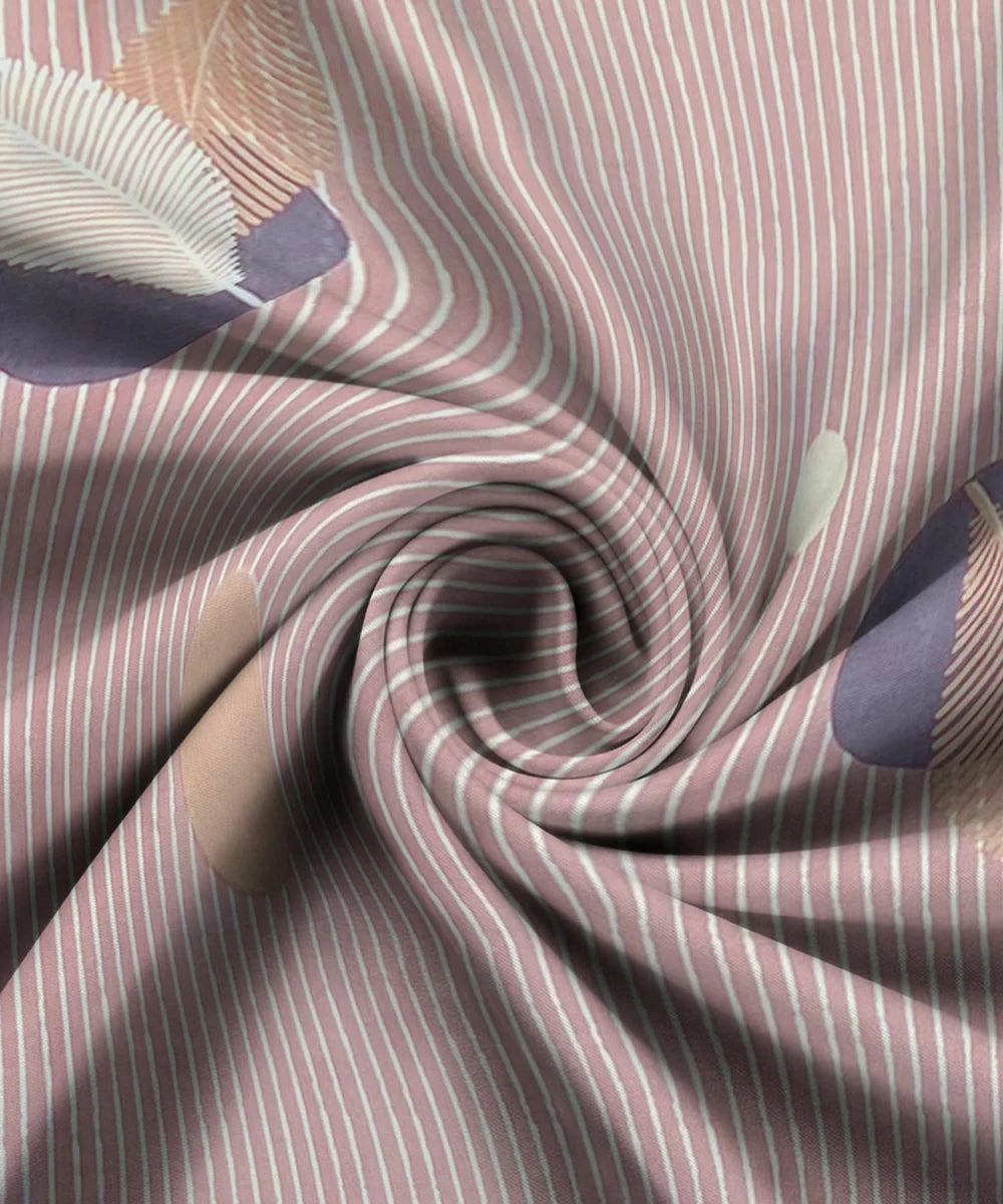 Blush Mirage   King Size Bedsheet With 2 Pillow Cover