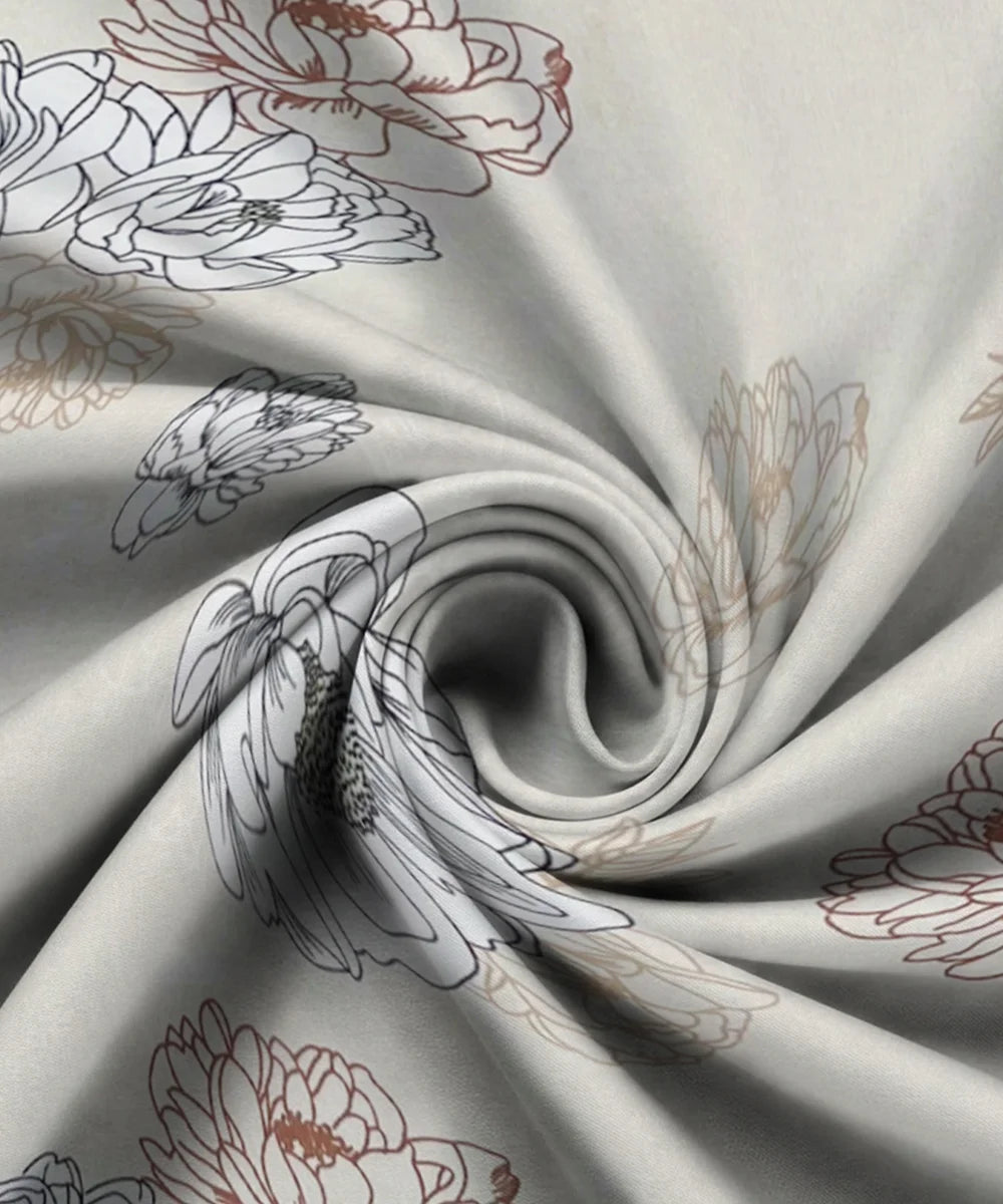 Daisy Drift  King Size Bedsheet With 2 Pillow Cover