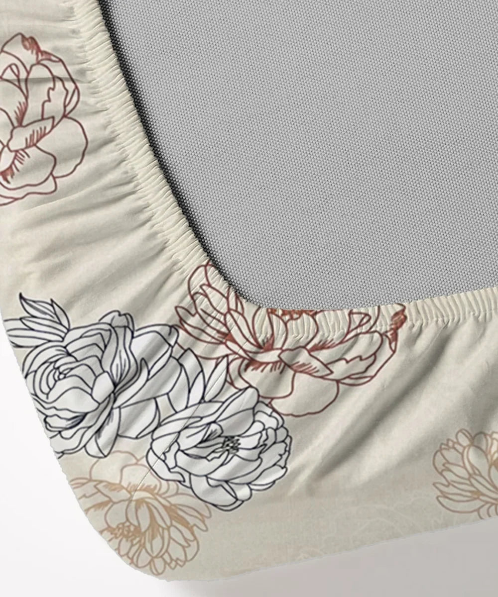 Daisy Drift  King Size Bedsheet With 2 Pillow Cover