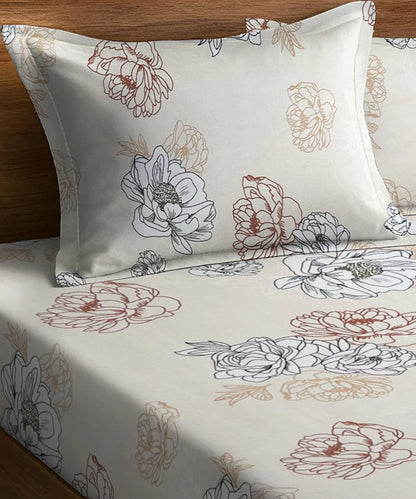 Daisy Drift  King Size Bedsheet With 2 Pillow Cover