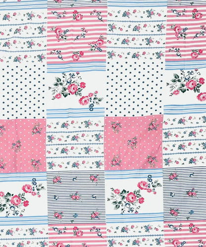 Blush Garden Super King Fitted Bedsheet With 2 Pillow Covers