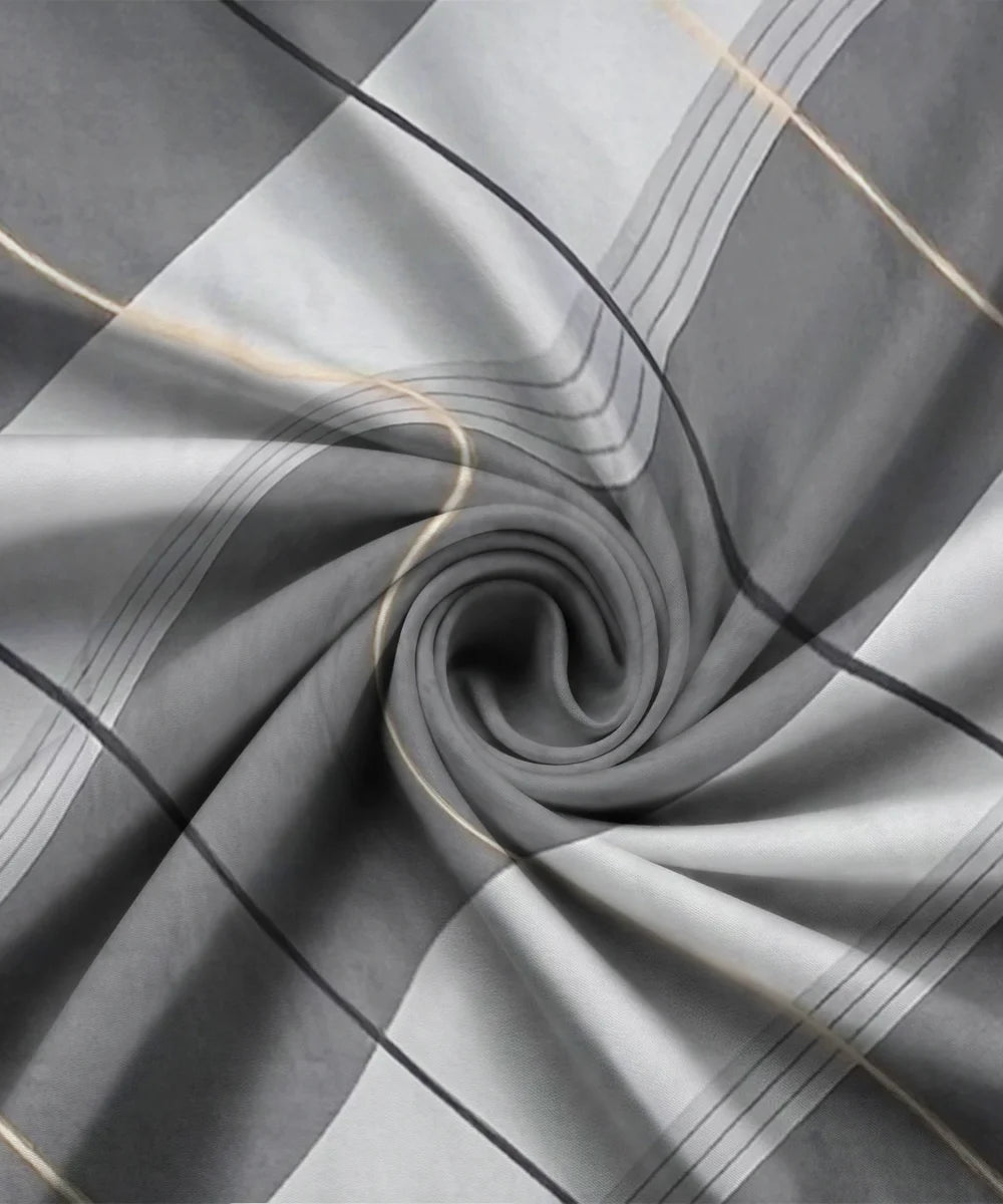 Modern Tempo King Size Bedsheet With 2 Pillow Cover
