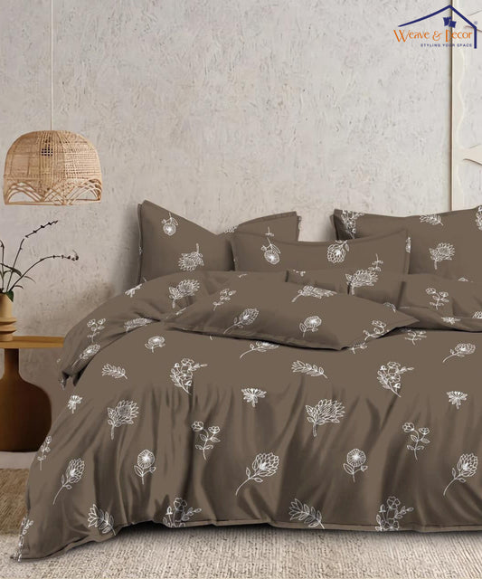 Brown  single fitted bedsheets 