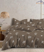 Brown  single fitted bedsheets 