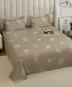 Earthen Elegance Bedsheet With Pillow Covers