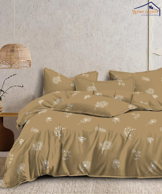 Brown  single fitted bedsheets 