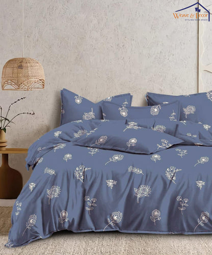 Brown  floral bedsheets 