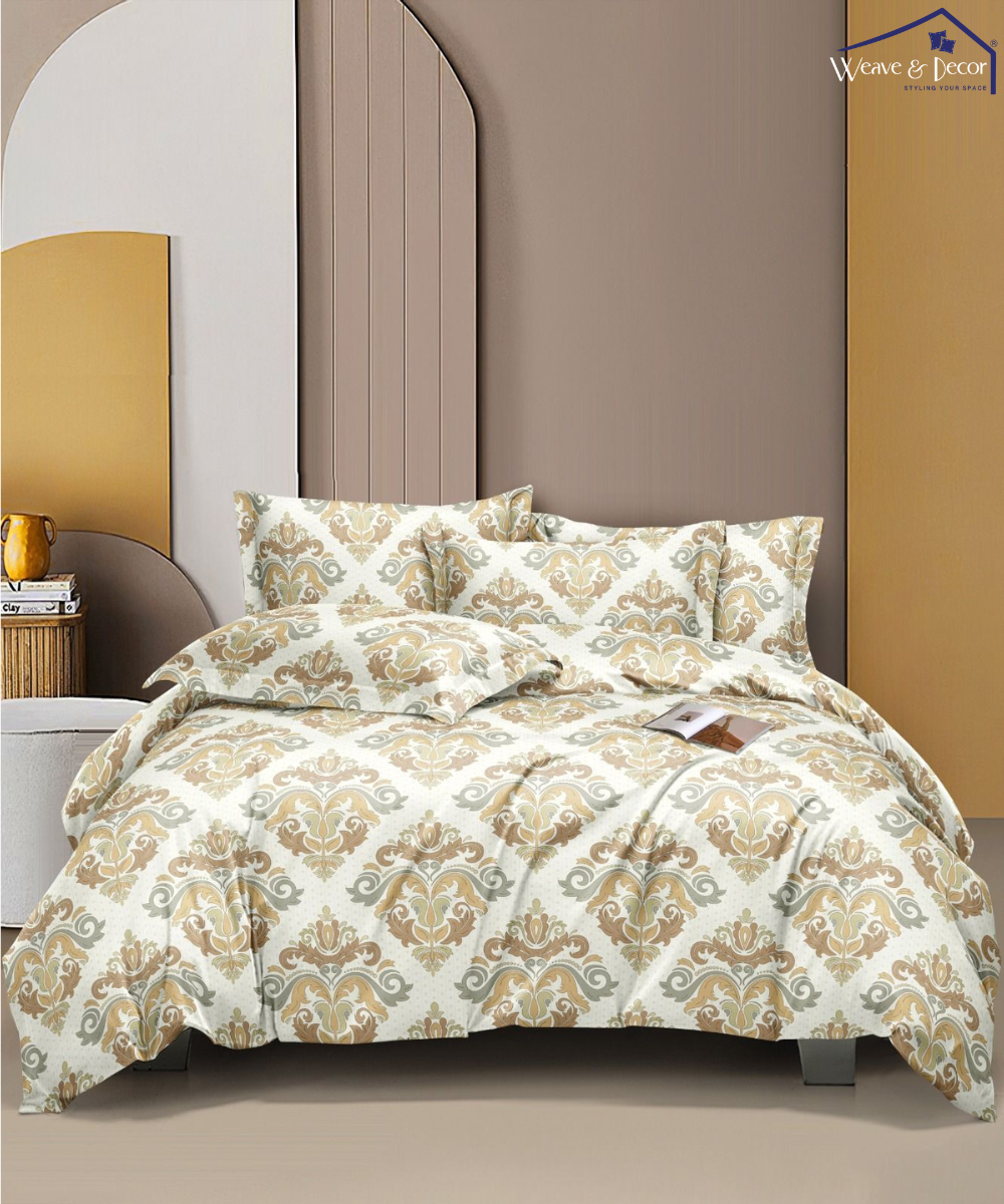 Regal Charm  Single Bedsheet With 1 Pillow Cover