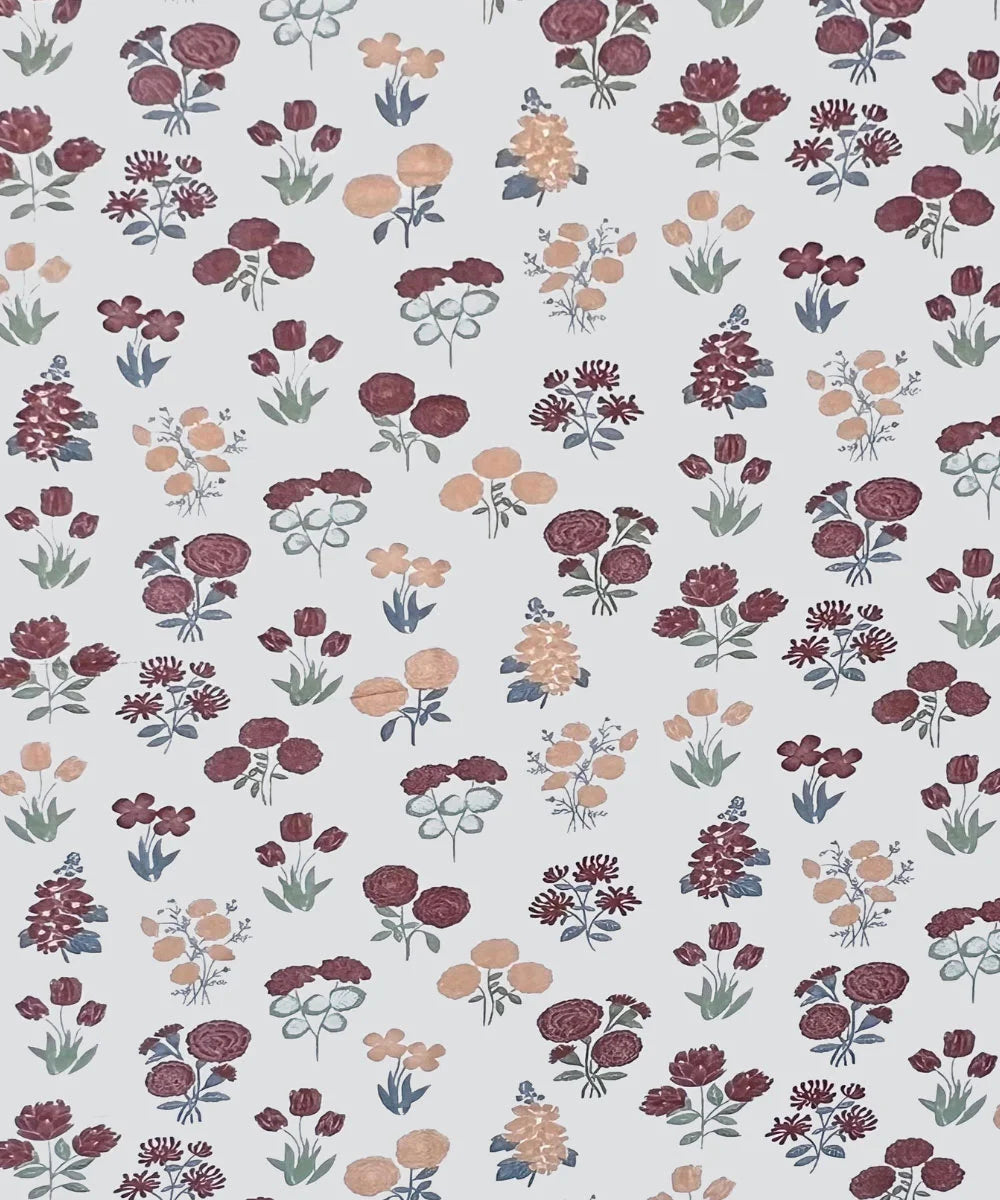 Autumn Bloom Flat Bedsheet With Pillow Covers