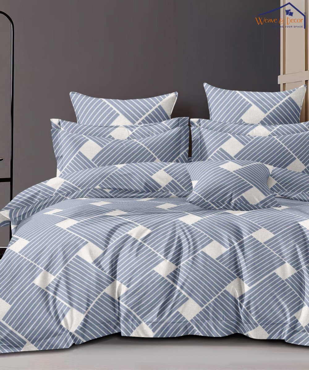 Brown  Geometric  bedsheets 