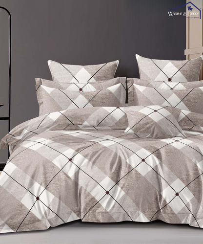 Brown  single fitted bedsheets 