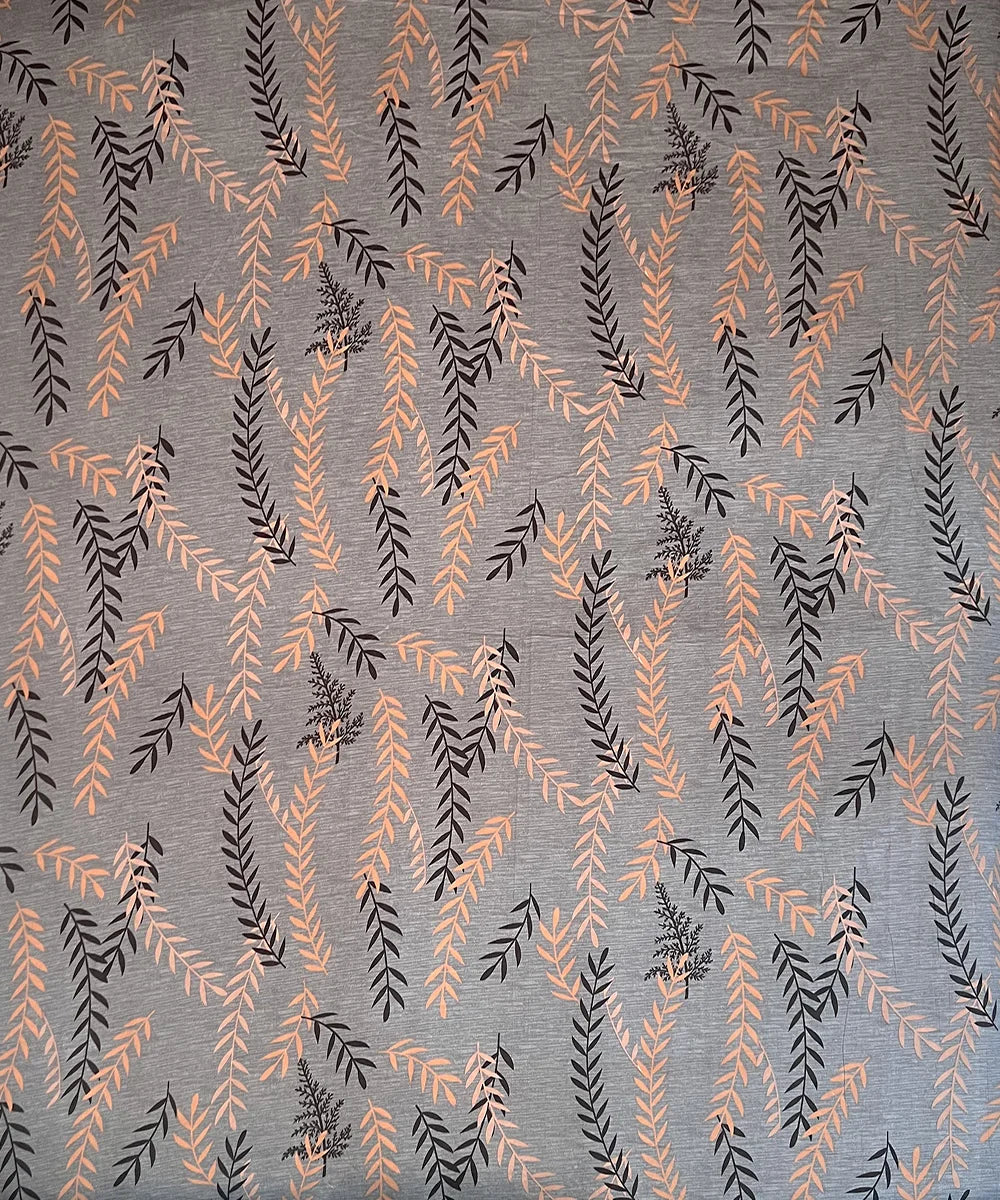 Urban LeafKing Size Bedsheet With 2 Pillow Cover