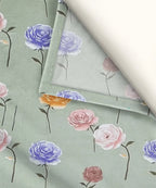 Pastel Garden Flat Bedsheet With Pillow Covers