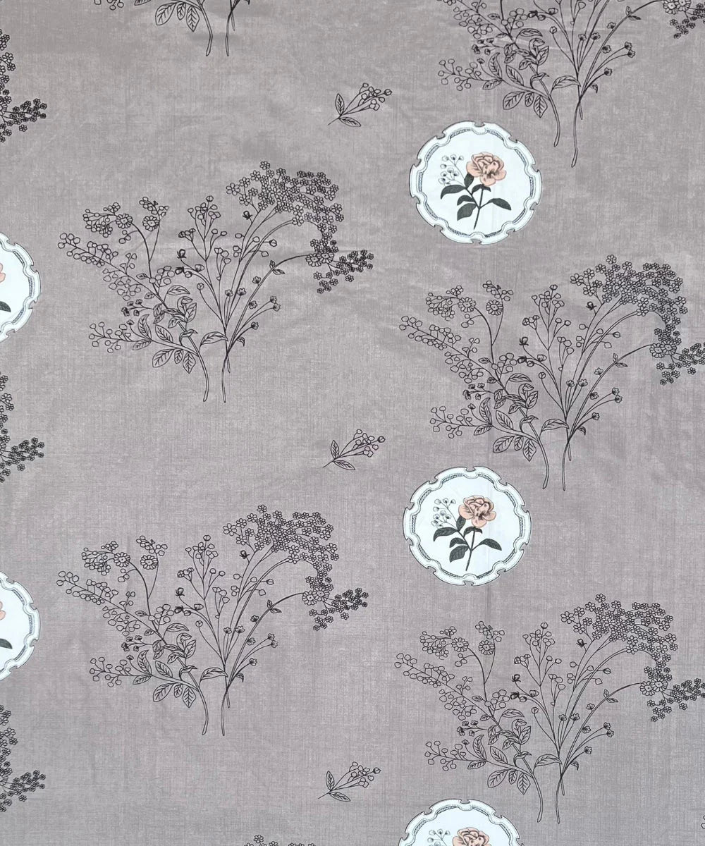 Rustic Grace Flat Bedsheet With Pillow Covers