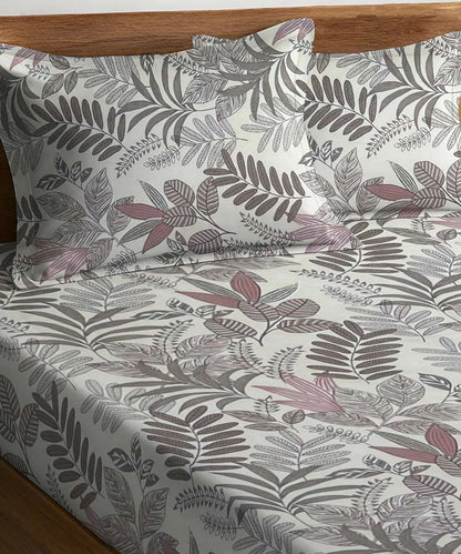 Woodland Whisper Flat Bedsheet With Pillow Covers