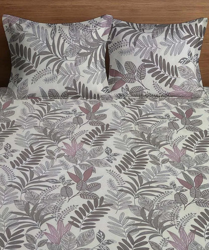 Woodland Whisper Flat Bedsheet With Pillow Covers