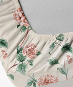 Classic Garden Flat Bedsheet With Pillow Covers