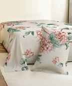 Classic Garden Flat Bedsheet With Pillow Covers