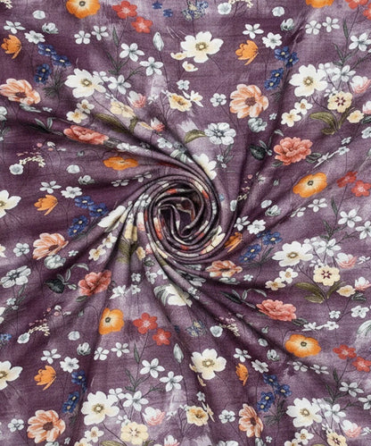 Lavender BloomFlat Bedsheet With Pillow Covers