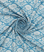 Royal Bloom StripeFlat Bedsheet With Pillow Covers