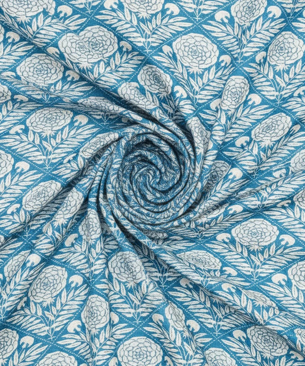 Royal Bloom StripeFlat Bedsheet With Pillow Covers