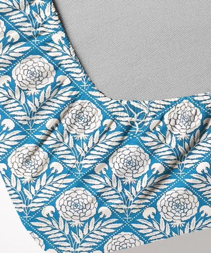 Royal Bloom StripeFlat Bedsheet With Pillow Covers