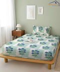 Bluebell MeadowKing Size Bedsheet With 2 Pillow Cover
