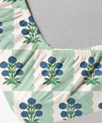 Bluebell MeadowKing Size Bedsheet With 2 Pillow Cover