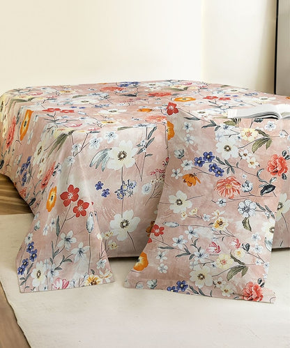 Misty Bloom Bedsheet With Pillow Covers