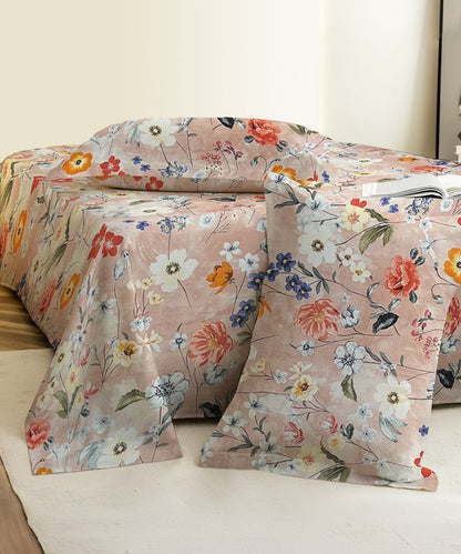 Misty Bloom Bedsheet With Pillow Covers