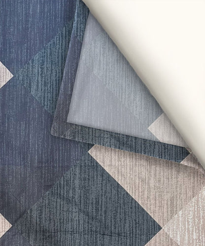 Midnight Geometry Bedsheet With Pillow Covers